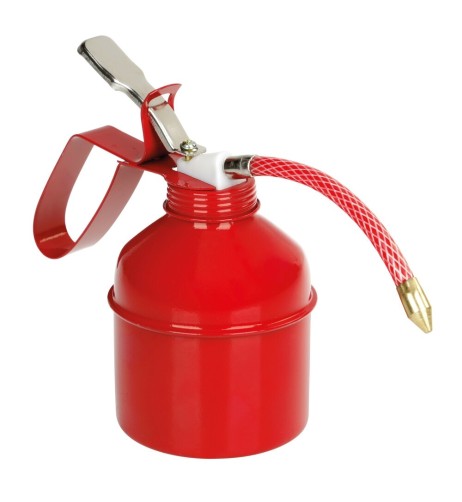 Oliatore in metallo con cannuccia flessibile 500ml 
