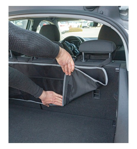 Organizer bagagliaio sedile 4 tasche a rete