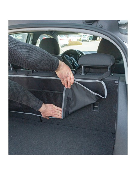 Organizer bagagliaio sedile 4 tasche a rete