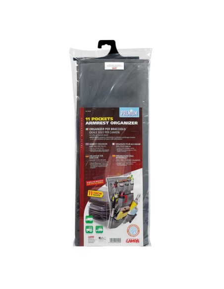 Organizer per bracciolo camion 11 tasche