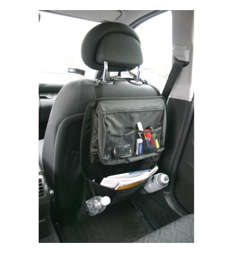 Organizer per sedile anteriore auto con tasche multiple e tavolino