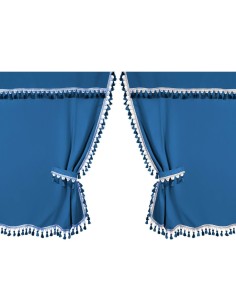 Oscura Set tende centrali per camion cabina alta colore blu