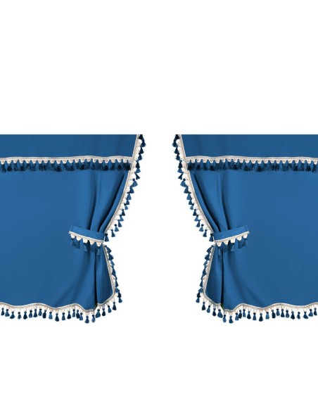 Oscura Set tende centrali per camion cabina standard colore blu