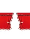 Oscura Set tende centrali per camion cabina standard colore rosso