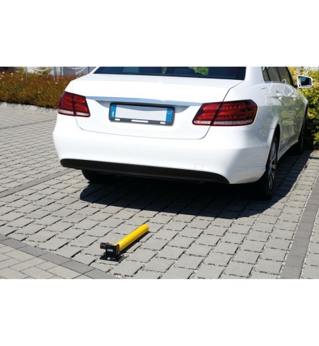 Paletto pieghevole per parcheggio autobloccante con serratura