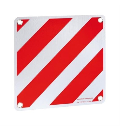 Pannello di segnalazione carico sporgente omologato 50x50