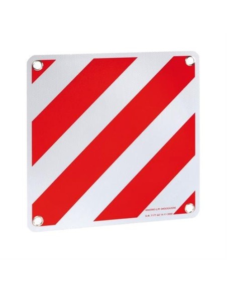 Pannello di segnalazione carico sporgente omologato 50x50