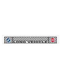 Paraspruzzi lungo pvc Camion superficie liscia 240x35cm Bianco Long Vehicle