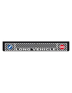 Paraspruzzi lungo pvc Camion superficie liscia 240x35cm Nero Long Vehicle