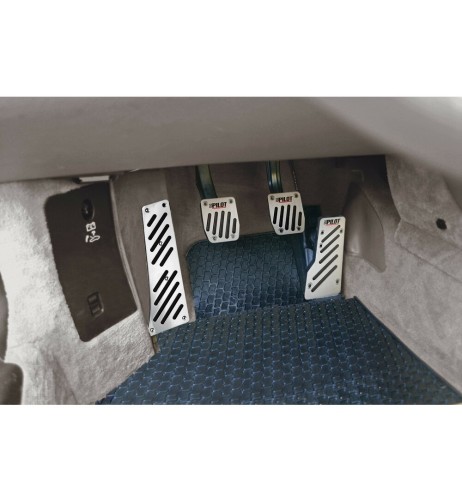 Pedana poggiapiede auto in lega di alluminio antiscivolo