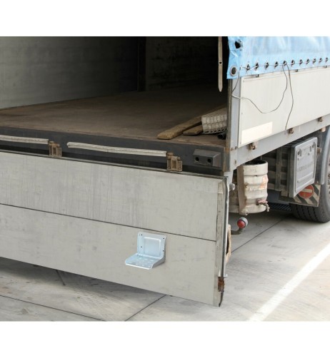 Pedana salita pieghevole camion in acciaio zincato
