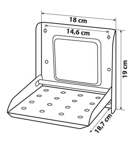 Pedana salita pieghevole camion in acciaio zincato