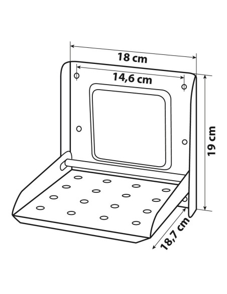 Pedana salita pieghevole camion in acciaio zincato