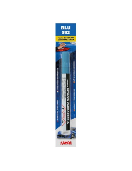 Penna ritocco carrozzeria con colore specifico Blu 592