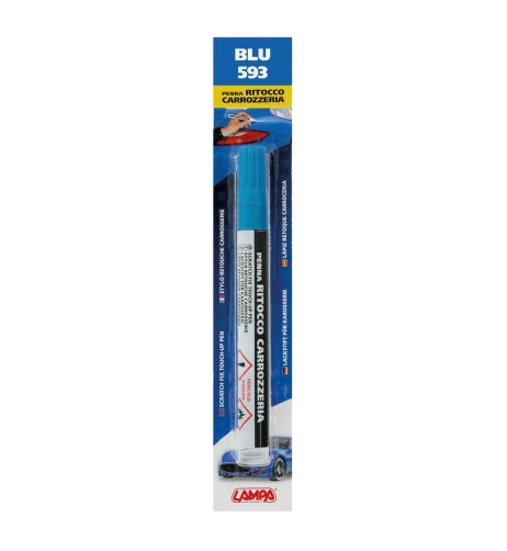 Penna ritocco carrozzeria con colore specifico Blu 593