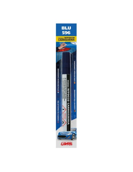 Penna ritocco carrozzeria con colore specifico Blu 596