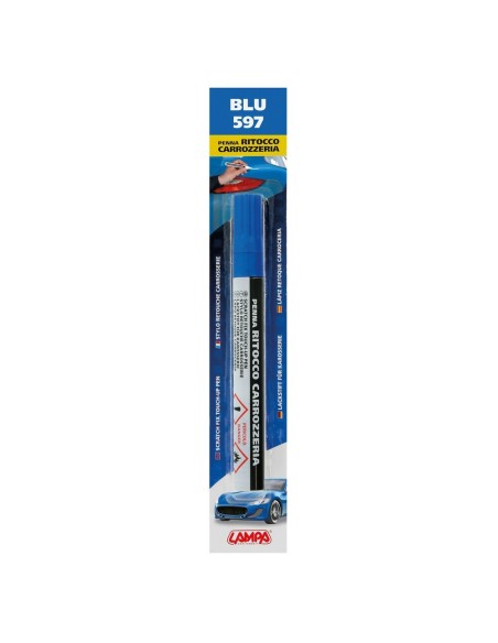 Penna ritocco carrozzeria con colore specifico Blu 597