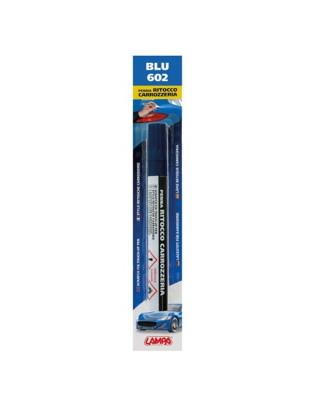 Penna ritocco carrozzeria con colore specifico Blu 602