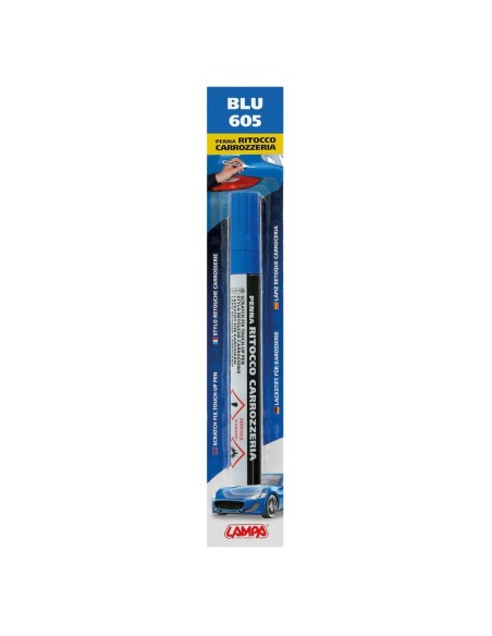 Penna ritocco carrozzeria con colore specifico Blu 605
