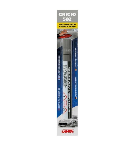 Penna ritocco carrozzeria con colore specifico Grigio 582