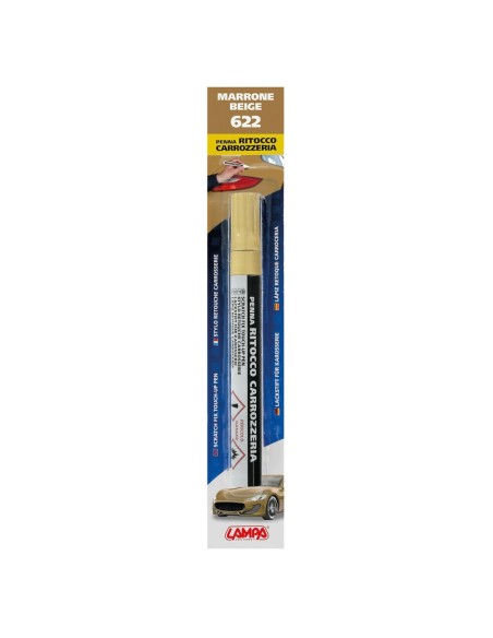 Penna ritocco carrozzeria con colore specifico Marrone Beige 622