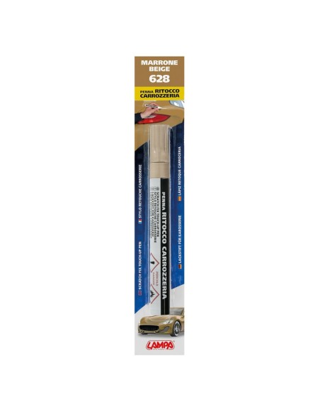 Penna ritocco carrozzeria con colore specifico Marrone Beige 628