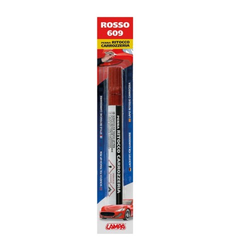Penna ritocco carrozzeria con colore specifico Rosso 609
