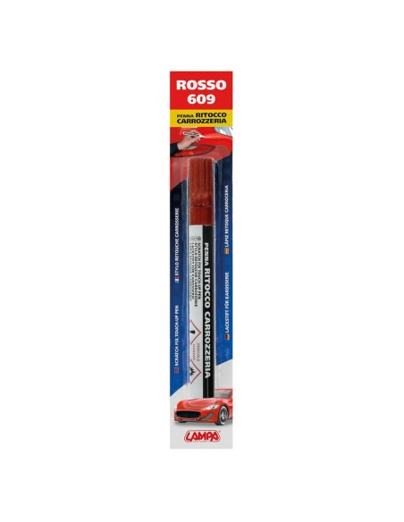 Penna ritocco carrozzeria con colore specifico Rosso 609