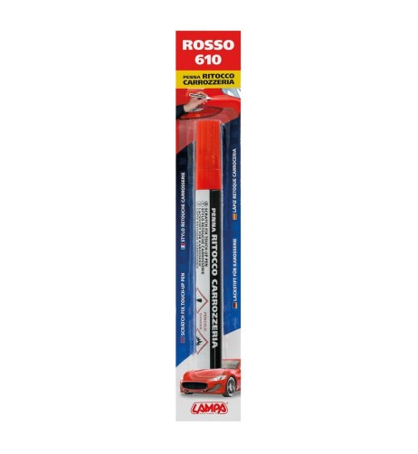 Penna ritocco carrozzeria con colore specifico Rosso 610
