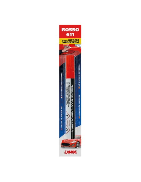 Penna ritocco carrozzeria con colore specifico Rosso 611
