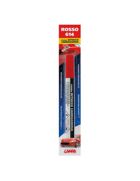 Penna ritocco carrozzeria con colore specifico Rosso 614