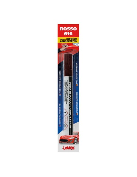 Penna ritocco carrozzeria con colore specifico Rosso 616