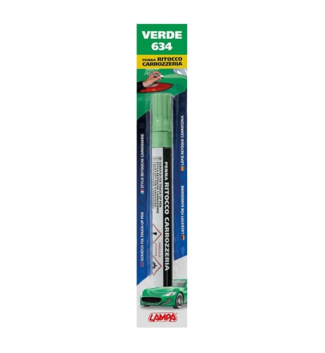 Penna ritocco carrozzeria con colore specifico Verde 634