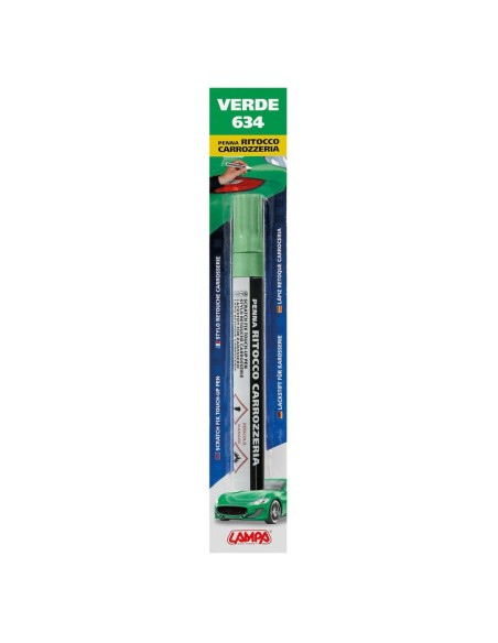 Penna ritocco carrozzeria con colore specifico Verde 634