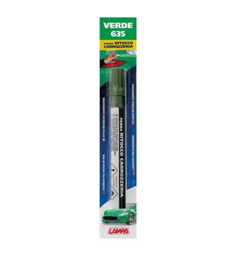 Penna ritocco carrozzeria con colore specifico Verde 635