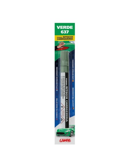 Penna ritocco carrozzeria con colore specifico Verde 637