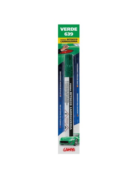 Penna ritocco carrozzeria con colore specifico Verde 639