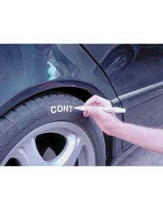 Pennarello per pneumatici colore argento 2