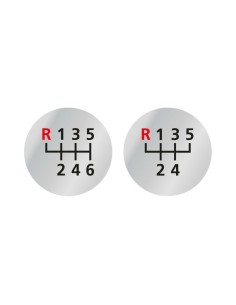 Pomello cambio standard universale Formula Gear 1 pelle nera 2