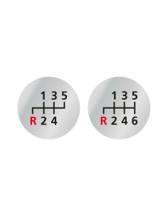 Pomello cambio standard universale Formula Gear 3 pelle nera 2