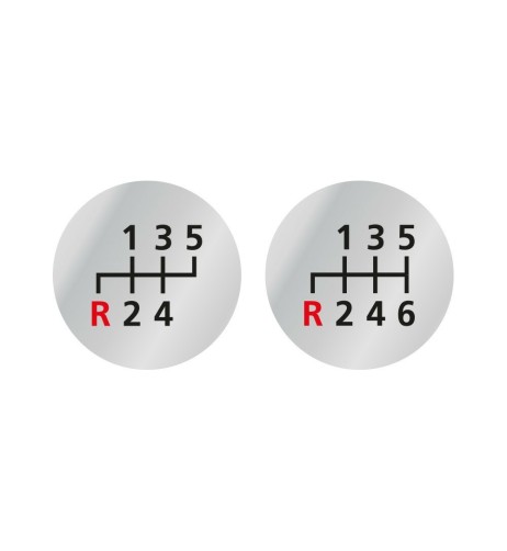 Pomello cambio standard universale Formula Gear 3 pelle nera