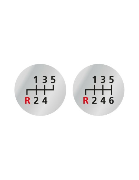 Pomello cambio standard universale Formula Gear 3 pelle nera