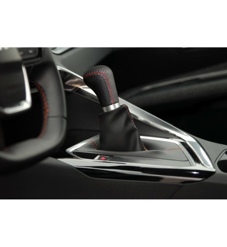 Pomello cambio standard universale Kymo Sport pelle nera