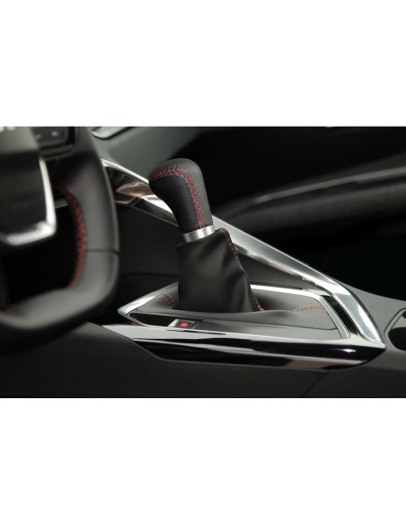 Pomello cambio standard universale Kymo Sport pelle nera