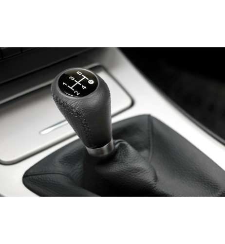 Pomello cambio standard universale Speed pelle nera