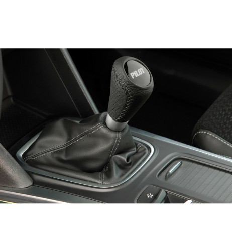 Pomello cambio standard universale Speed pelle nera