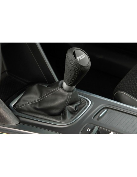 Pomello cambio standard universale Speed pelle nera