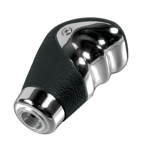 Pomello cambio universale Krom in pelle e alluminio