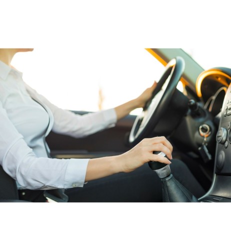 Pomello cambio alluminio pelle e strass GTX