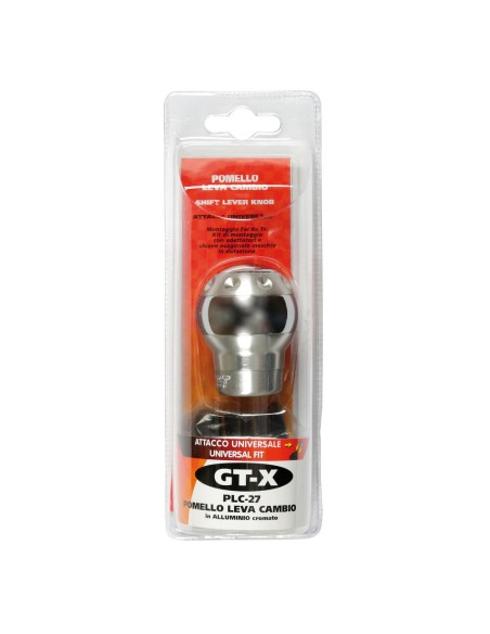 Pomello cambio alluminio cromo GT X